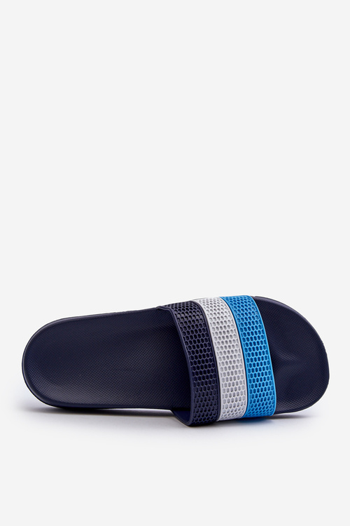 Classic Men's Flip-Flops with Straps Navy Sylri