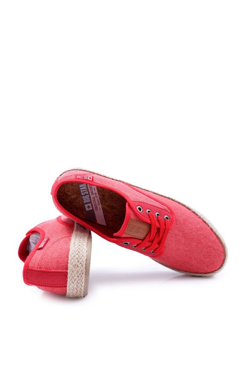 Men's Sneakers Espadrilles Big Star Red DD174173