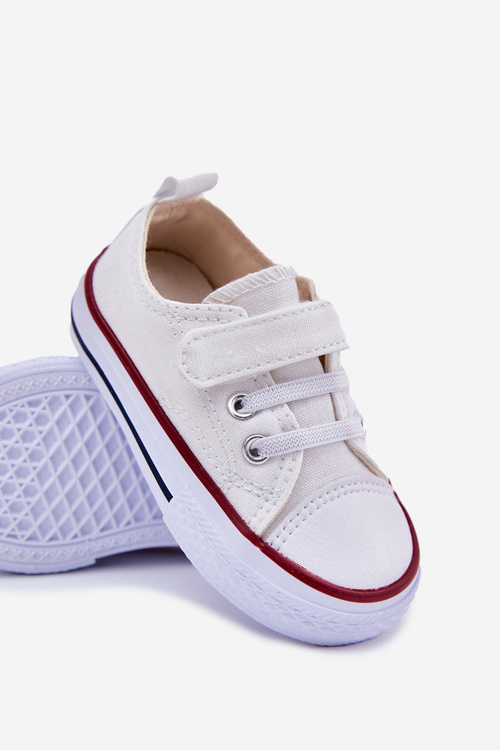 Children's Velcro Sneakers White Obidana