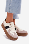 Women's Platform Sneakers Beige Dovina