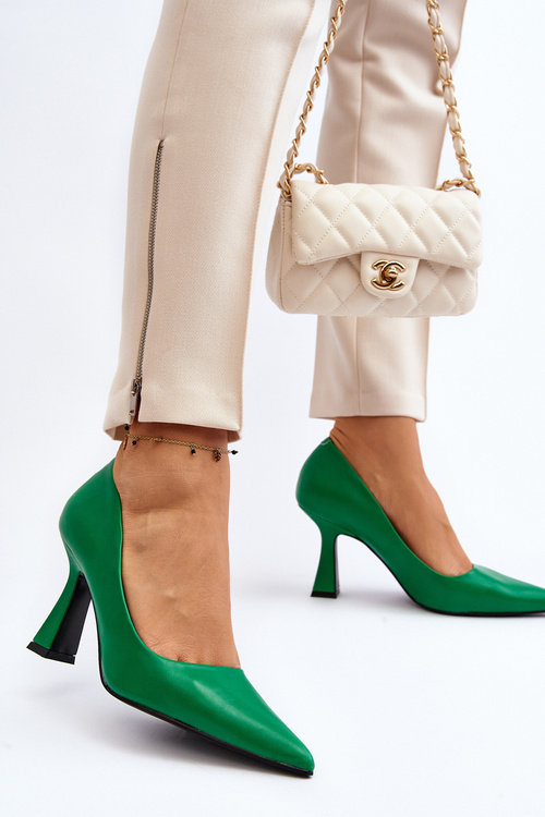 Classic Pointed Heels Neon Orange Whitley 