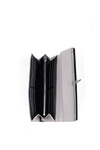 Large Ladies Emblem Wallet Grey Mailin
