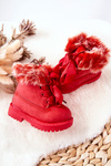 Children's Boots Insulated With Fur Red Tesoro