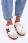 Low Women's Sneakers Made Of Eco Leather Black-White Navidemi