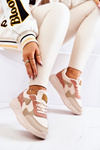 Women’s Sport Shoes Sneakers Beige-Pink Bethell