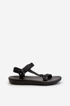 Women's Sports Sandals with Velcro Black Vilari