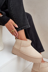 Women's Platform Snow Boots Light Beige Ninala