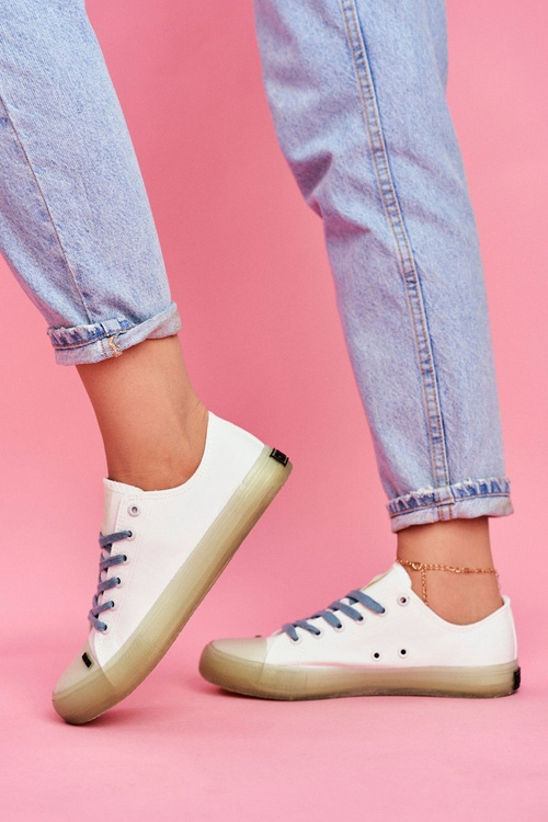 Women's Sneakers With Transparent Sole Big Star FF274256 White