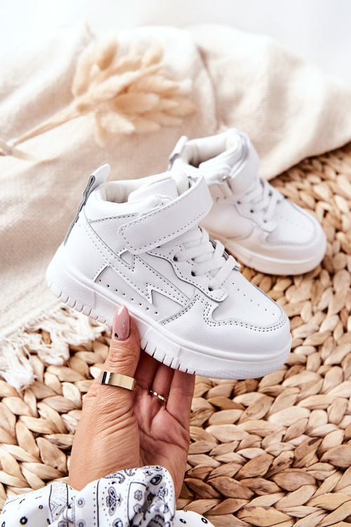Children's High Sneakers White Bartnie