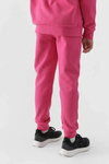 Dziewczęce Spodnie Dresowe Joggery 4F 4FJWMM00TTROF0828-55S Fuksja