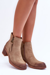Women's Classic Suede Boots Beige Limoso