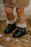 Children's Boots Warm With Fur Black Flossie
