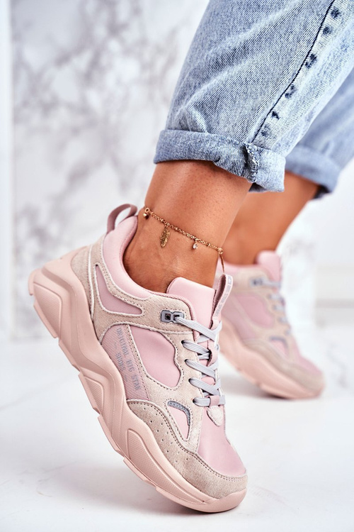 Women's Sport Shoes Sneakers Big Star GG274655 Pink