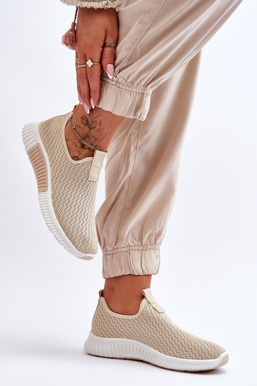 Classic Slip-On Trainers Beige Frankie