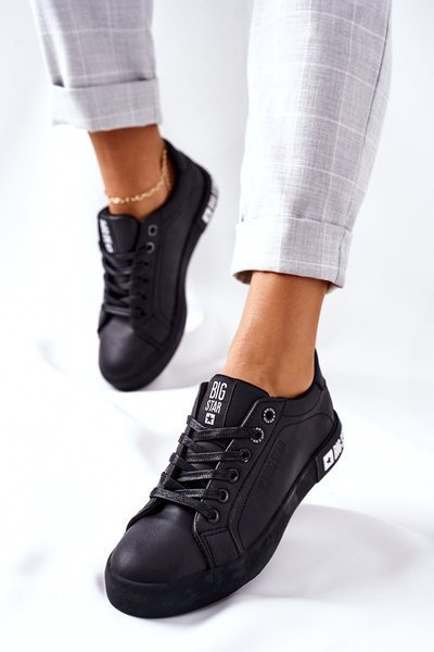 Women's Leather Sneakers BIG STAR II274030 Black