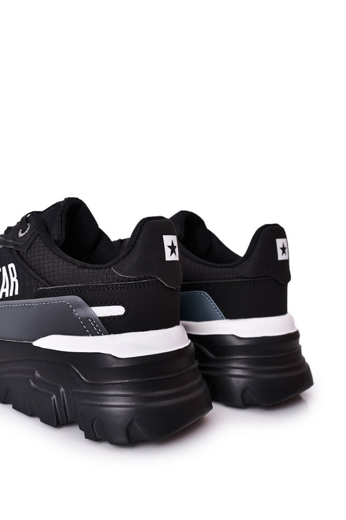 Men's Sport Shoes Memory Foam Big Star HH174209 Black-Blue