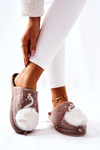 Padded Slippers Swan Brown Reya