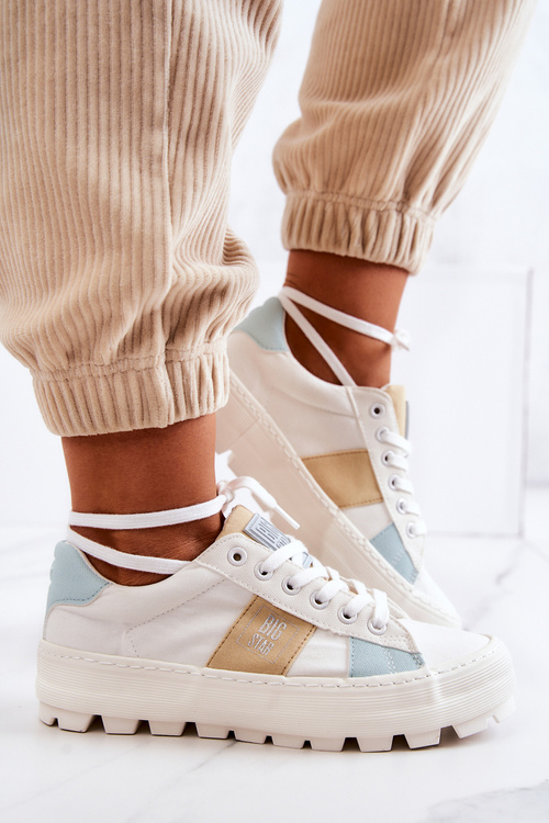 Tenisówki Damskie BIG STAR Białe JJ274480