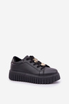 Women's Sneakers With Flowers Black Grelesi