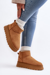 Women's Snow Boots on Platform Camel Pirette