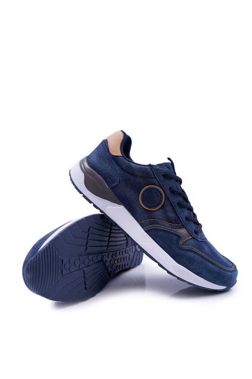 Sporty Men's Shoes Big Star Navy Blue DD174312