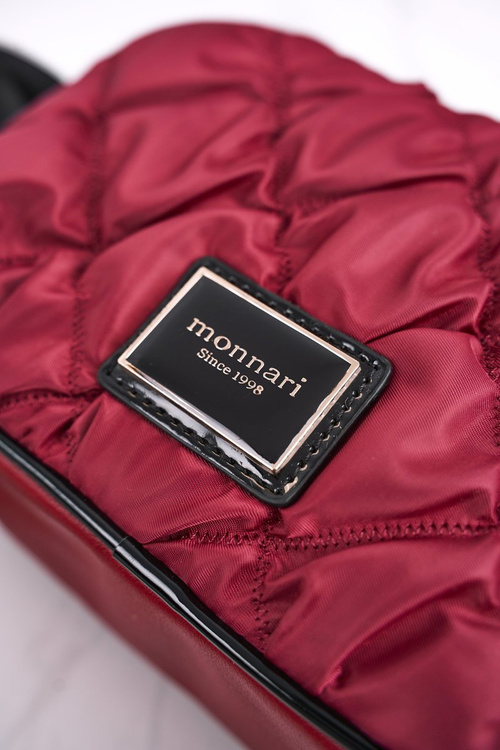Women's Purse MONNARI BAG4010-005 Burgundy Quilted