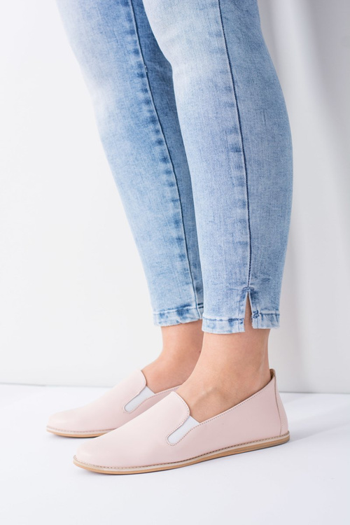 Pink Pastel Women's Ballerinas Leather Fresca