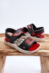 Children's Sandals Grendene Kids JJ385011 Black and Red