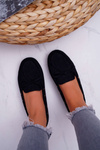 Women's Suede Moccasins Black S.Barski Gustoben