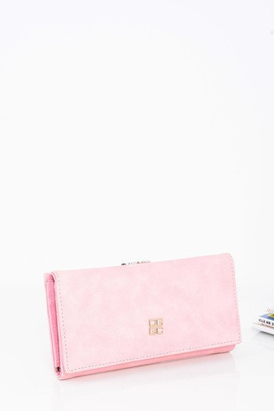 Beautiful Women's Pink Big Latch Wallet