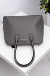 Women's Large Dark Grey Classic Handbag