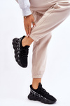 Women's Fashion Sock Sneakers Black Daxo