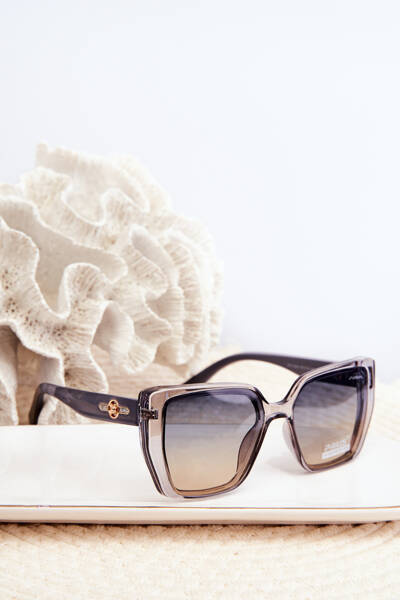 Przeciwsłoneczne Okulary Damskie Szare UV400