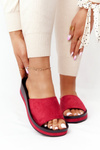 Wedge Slippers Vinceza 21-17113 Red