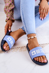 Women's Slippers Big Star JJ274A526 Blue