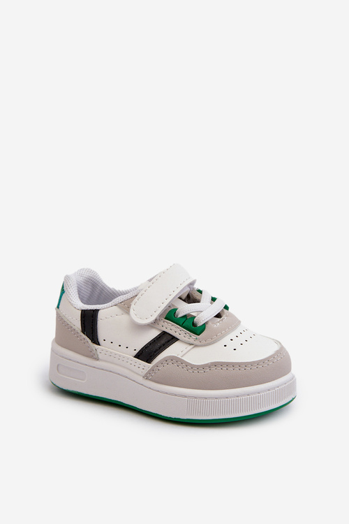 Classic Children's Sports Shoes White-Green Marlin