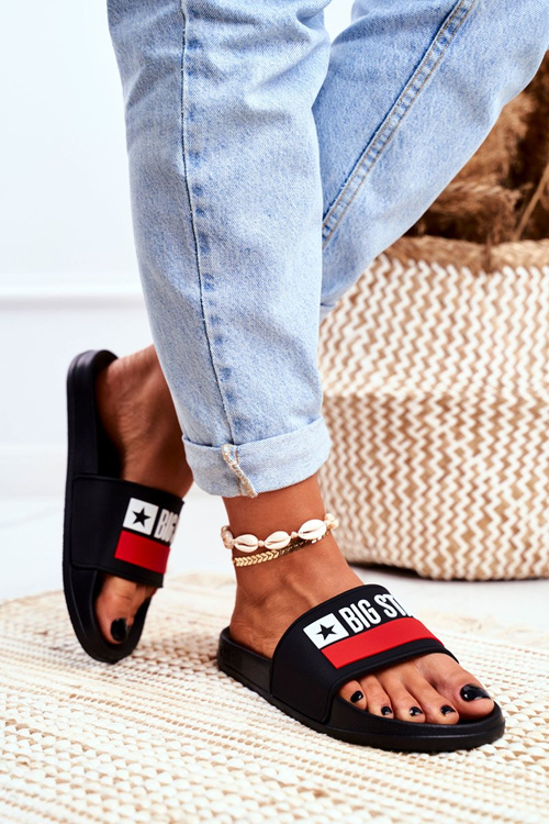 Women's Slides Big Star Black GG274A045