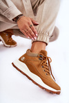 Buty Trekkingowe Trapery Damskie Ocieplane Camel Otto