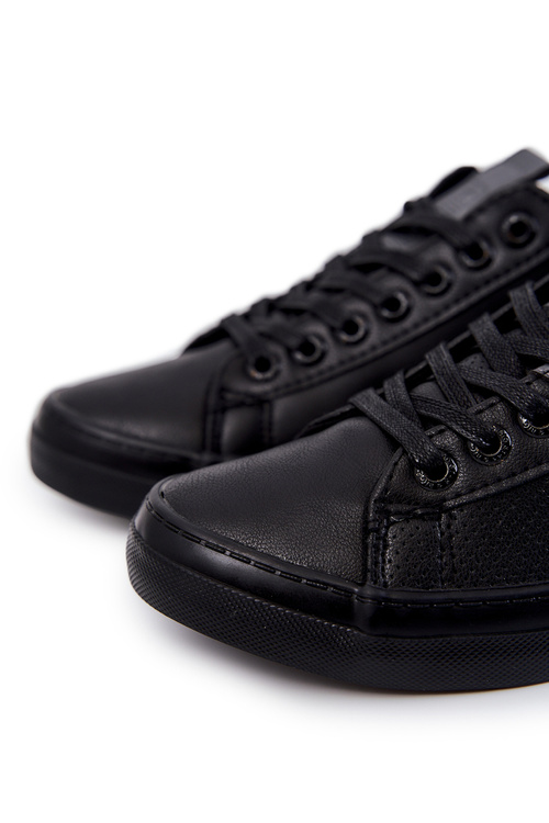 Men's Leather Sneakers BIG STAR JJ174227 Black