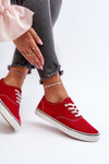 Women's Classic Red Sneakers Trainers Olvali