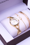 Giorgio Dario Set Gold Watch Bracelets
