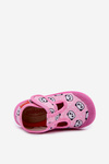 Slippers Milami Children's Elastic With Velcro In Panda Pink Ambette