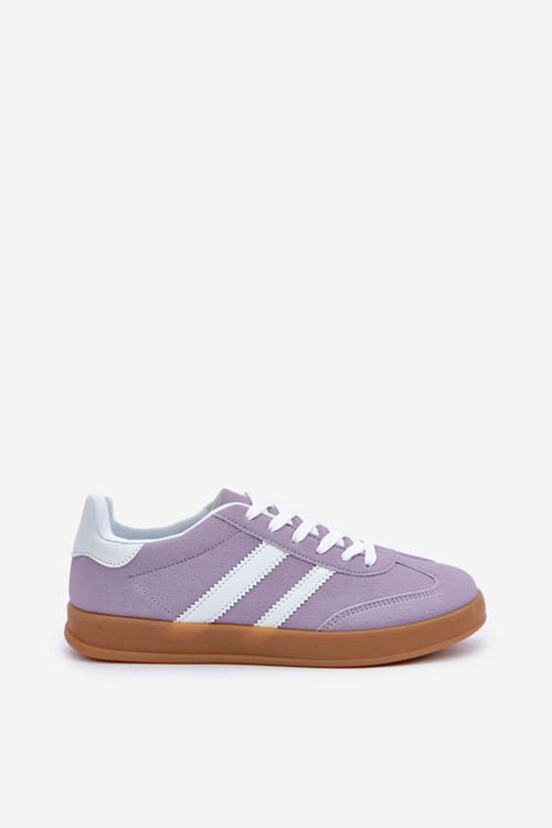 Ladies Low Sneakers Purple Ennorwen
