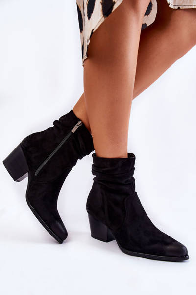 Women's Suede Warm Boots Black Wenche