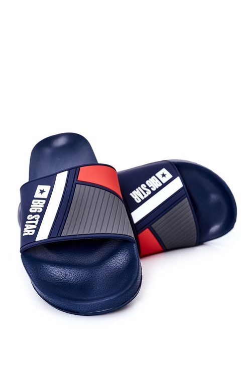 Men's Slippers Big Star HH174837 Navy Blue