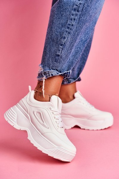 Sporty Women's Shoes High Sole Pink Louder