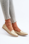 Women's Flat Loafers Gold Enzla