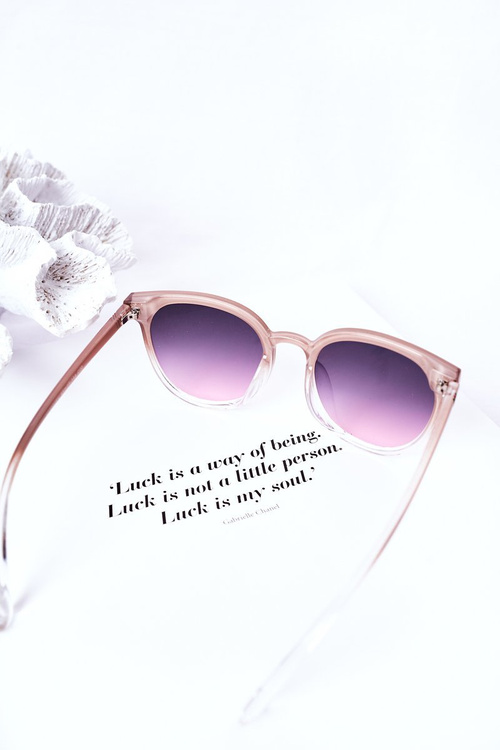 Sunglasses With A Fly Nude With Pink Ombre