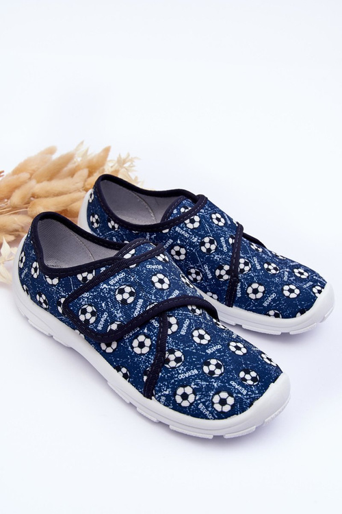 Papcie Chłopięce Piłki Niebieskie Befado 974Y509