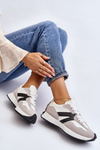 Women's Grey Sports Shoes Chloette